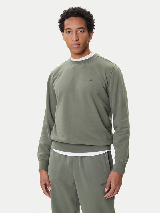 Mustang Суитшърт Clio 1016963 Зелен Regular Fit цвят на ниска цена