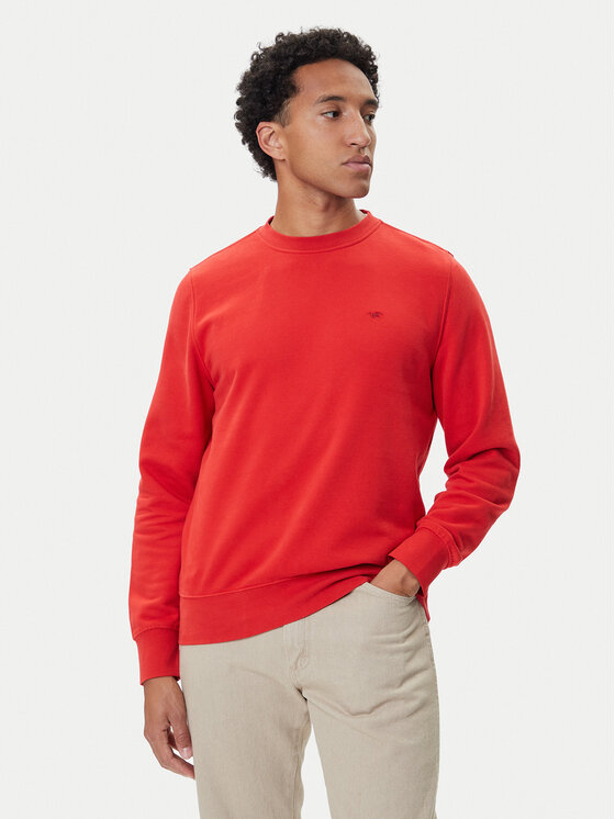 Mustang Суитшърт Clio 1016963 Червен Regular Fit цвят на ниска цена