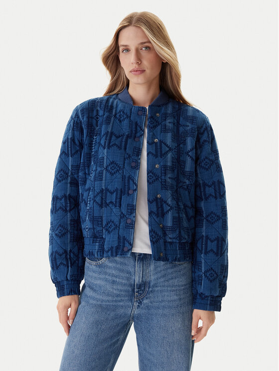 Mustang Яке бомбър Bouse 1016739 Син Regular Fit цвят на ниска цена