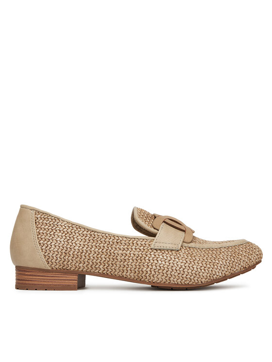 Mustang лоуфъри с дебела подметка 1489-402 Бежов цвят на ниска цена