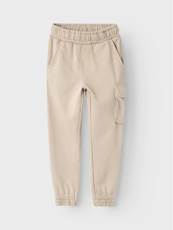 NAME IT Долнище анцуг Varonto 13225029 Бежов Regular Fit цвят на ниска цена