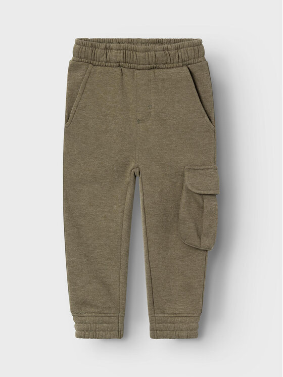 NAME IT Долнище анцуг Varonto 13225459 Кафяв Regular Fit цвят на ниска цена