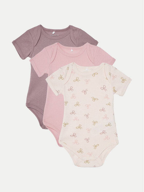 NAME IT Комплект бодита 13242190 Розов Regular Fit цвят на ниска цена