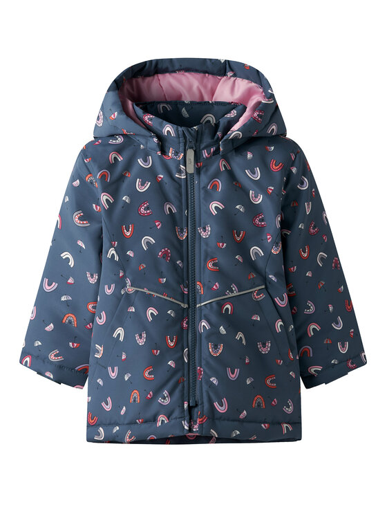 NAME IT Преходно яке 13242820 Тъмносин Regular Fit цвят на ниска цена