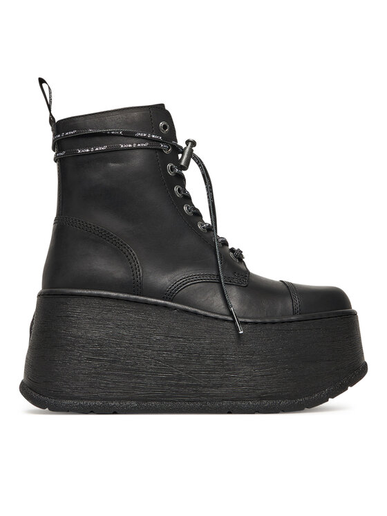 NEW ROCK Зимни обувки M-WALL083CCT-C2 Черен цвят на ниска цена