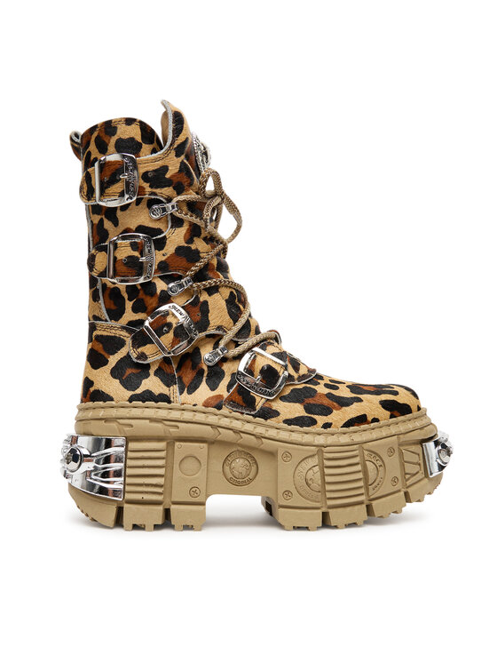 NEW ROCK Зимни обувки M-WALL373 Бежов цвят на ниска цена