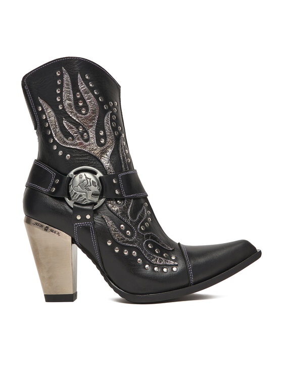 NEW ROCK Каубойски обувки M-7919-S1 Черен цвят на ниска цена