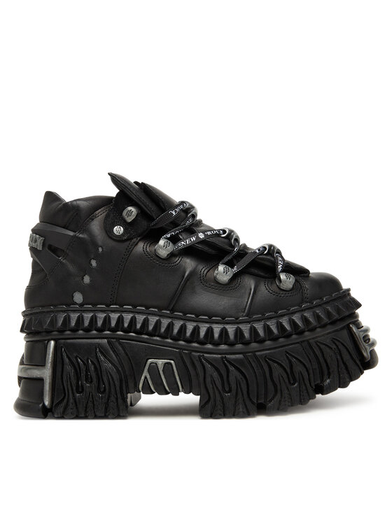 NEW ROCK Сникърси M-WALL106-S30 Черен цвят на ниска цена