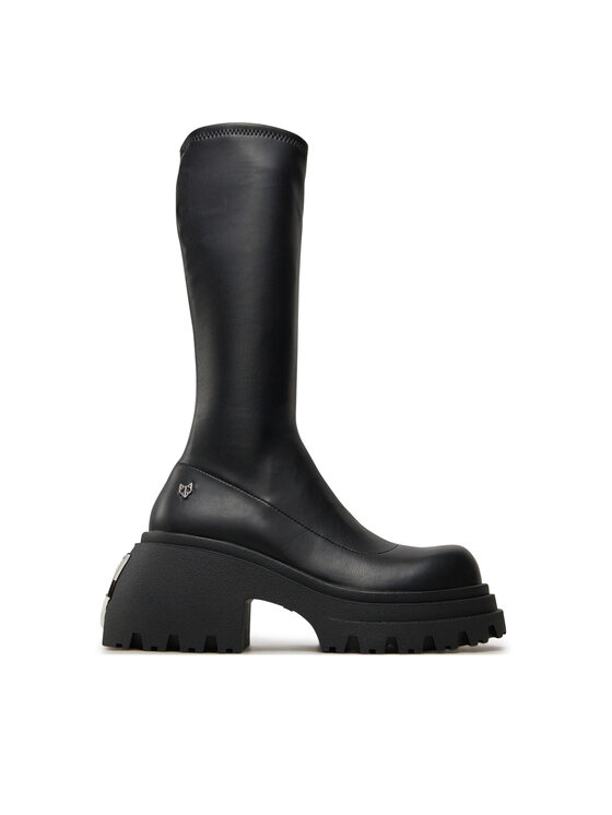 Naked Wolfe Ботуши Scar Черен цвят на ниска цена