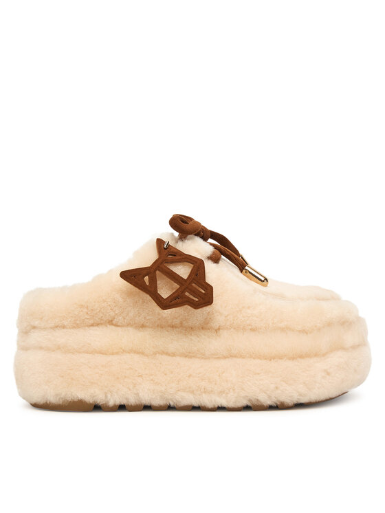 Naked Wolfe Пантофи Blizzard Екрю цвят на ниска цена