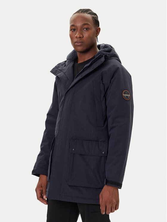 Napapijri Зимно яке A-Diries NP0A88TE Тъмносин Regular Fit цвят на ниска цена