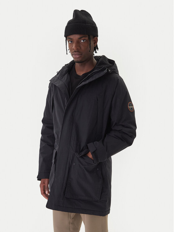 Napapijri Зимно яке A-Diries NP0A88TE Черен Regular Fit цвят на ниска цена