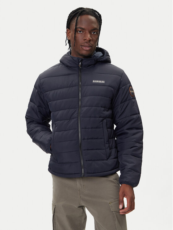 Napapijri Зимно яке A-Gesar H NP0A88U3 Тъмносин Regular Fit цвят на ниска цена