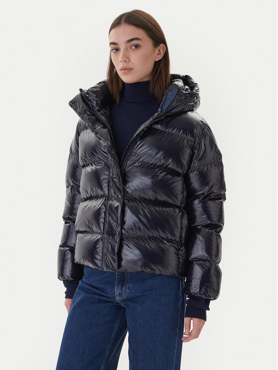 Napapijri Зимно яке A-Glane NP0A4HZ5 Тъмносин Regular Fit цвят на ниска цена