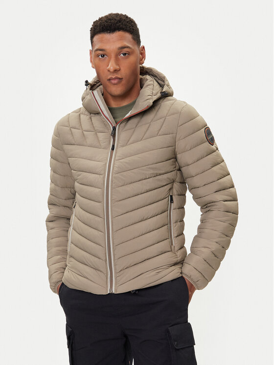 Napapijri Зимно яке A-Lapaz H NP0A4I26 Бежов Regular Fit цвят на ниска цена
