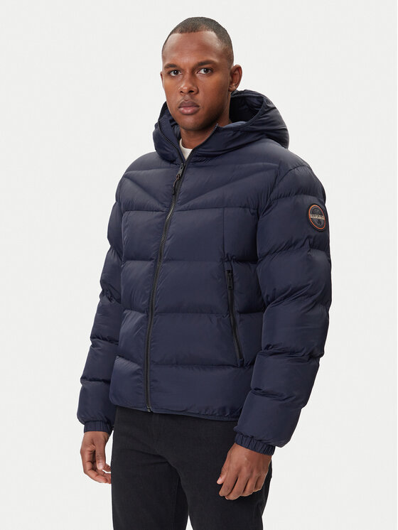 Napapijri Зимно яке A-Molveno NP0A88V2 Тъмносин Regular Fit цвят на ниска цена