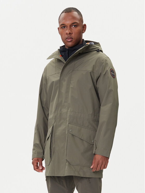 Napapijri Зимно яке A-Pilloz NP0A88SG Зелен Regular Fit цвят на ниска цена