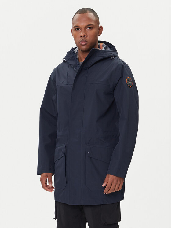 Napapijri Зимно яке A-Pilloz NP0A88SG Тъмносин Regular Fit цвят на ниска цена