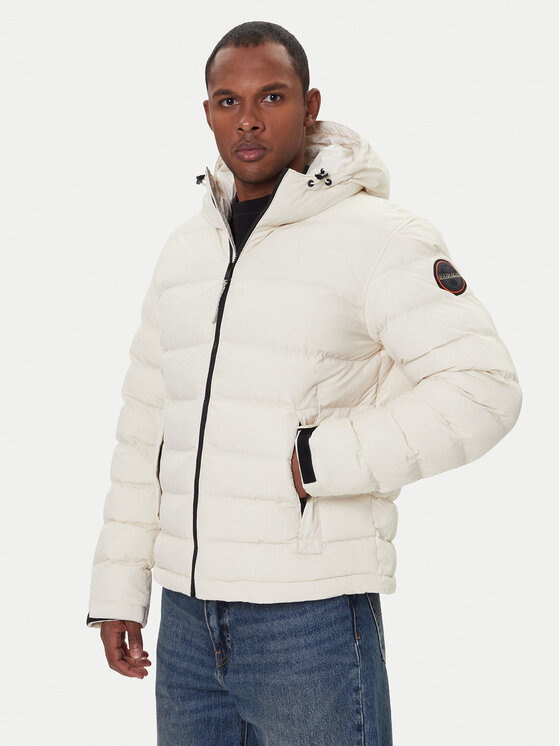 Napapijri Зимно яке A-Terez NP0A88TG Бежов Regular Fit цвят на ниска цена