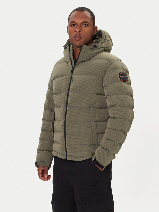 Napapijri Зимно яке A-Terez NP0A88TG Зелен Regular Fit цвят на ниска цена