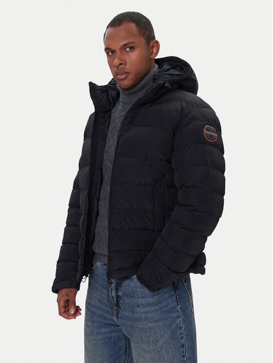Napapijri Зимно яке A-Terez NP0A88TG Черен Regular Fit цвят на ниска цена