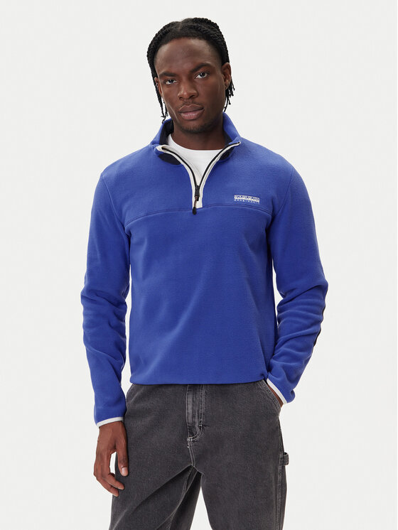 Napapijri Полар T-Dergana NP0A88UZ Син Regular Fit цвят на ниска цена