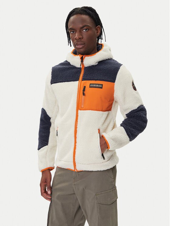 Napapijri Полар Yupik NP0A4GNS Бежов Regular Fit цвят на ниска цена