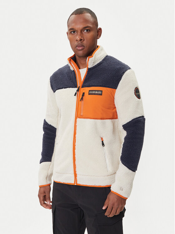 Napapijri Полар Yupik NP0A4GNT Бежов Regular Fit цвят на ниска цена