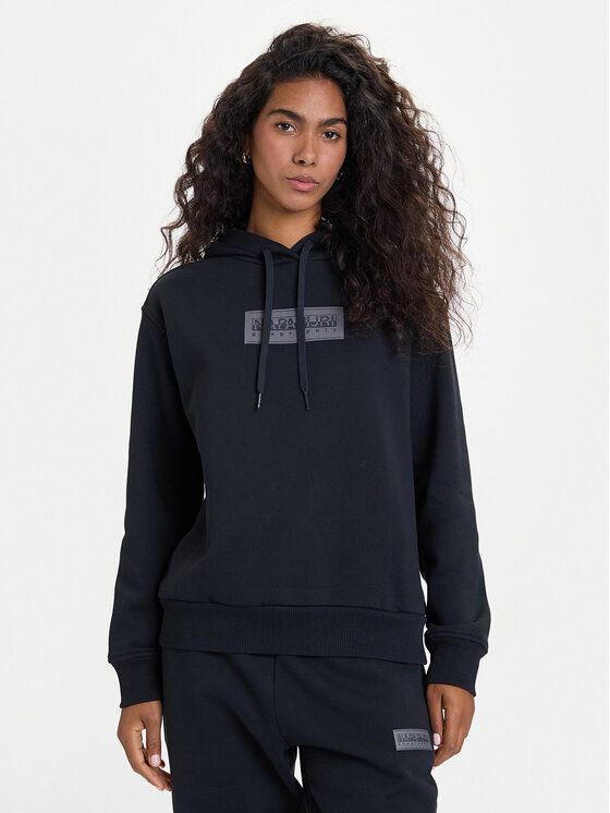 Napapijri Суитшърт B-Box NP0A4HYQ Черен Regular Fit цвят на ниска цена