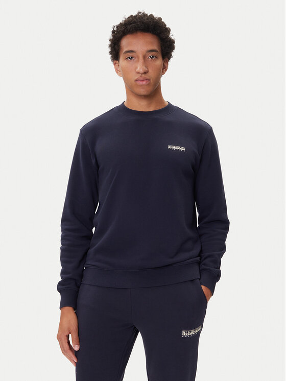 Napapijri Суитшърт B-Small Box C NP0A88TP Тъмносин Relaxed Fit цвят на ниска цена