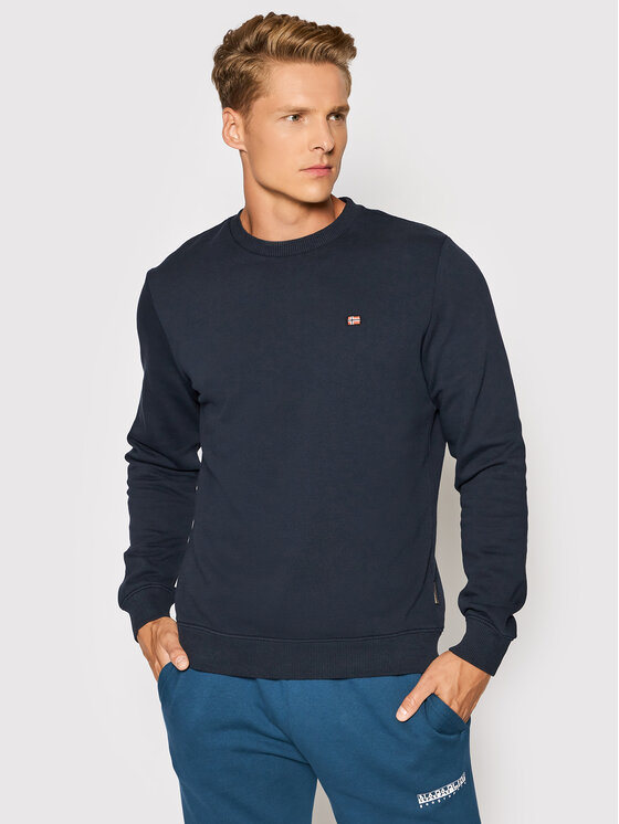 Napapijri Суитшърт Balis Crew NP0A4FQW Тъмносин Regular Fit цвят на ниска цена