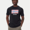 Napapijri Тишърт S-Drapeau Ss NP0A891K Черен Regular Fit цвят на ниска цена