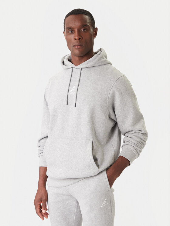 Nautica Суитшърт Wallowa N1T04066 Сив Regular Fit цвят на ниска цена