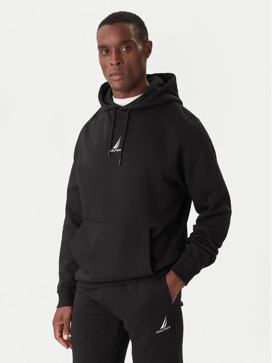 Nautica Суитшърт Wallowa N1T04066 Черен Regular Fit цвят на ниска цена