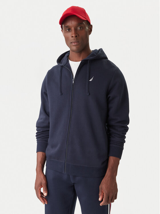 Nautica Суитшърт Winnemucca N1T04065 Тъмносин Regular Fit цвят на ниска цена