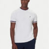 Nautica Тишърт N1S03440 Бял Regular Fit цвят на ниска цена