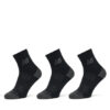 New Balance Дълги чорапи Active Cushion Quarter Socks LAS35204BK Черен цвят на ниска цена