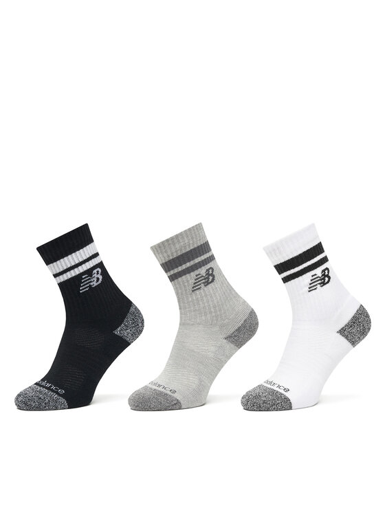 New Balance Дълги чорапи Active Lifestyle Striped Crew LAS35210AS Цветен цвят на ниска цена