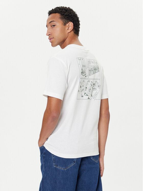 New Balance Тишърт MT53921 Бял Regular Fit цвят на ниска цена