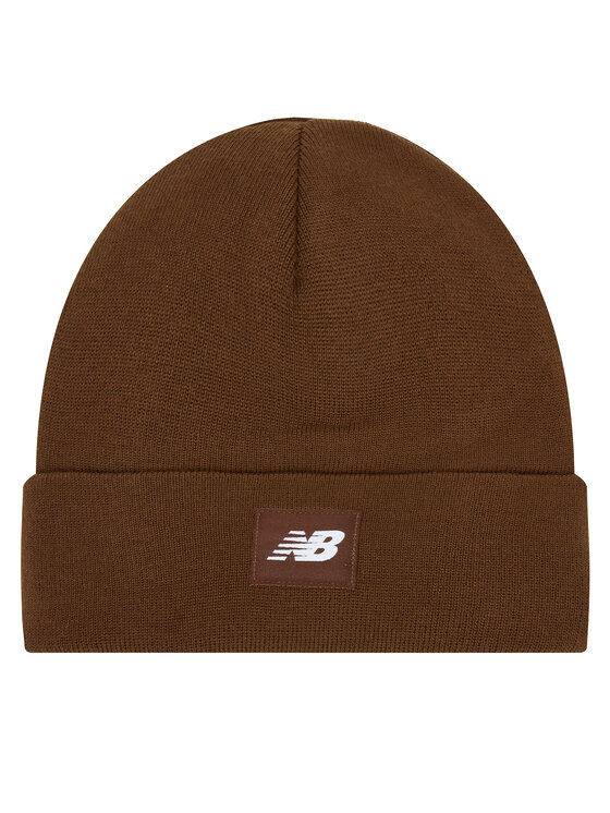 New Balance Шапка LAH13034ROK Кафяв цвят на ниска цена