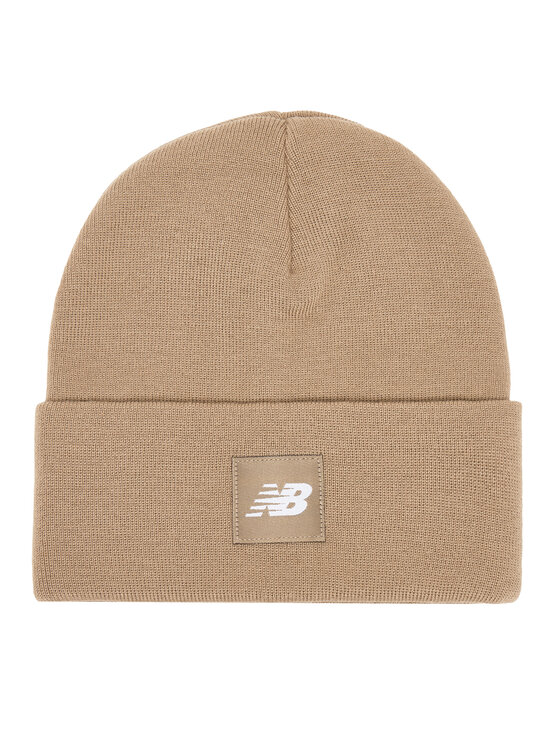 New Balance Шапка LAH13034SOT Бежов цвят на ниска цена