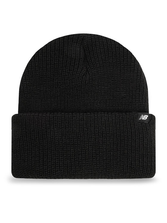 New Balance Шапка LAH43010BK Черен цвят на ниска цена