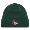 New Era Шапка Rose Icon Cuff Knit Beanie 60580736 Зелен цвят на ниска цена