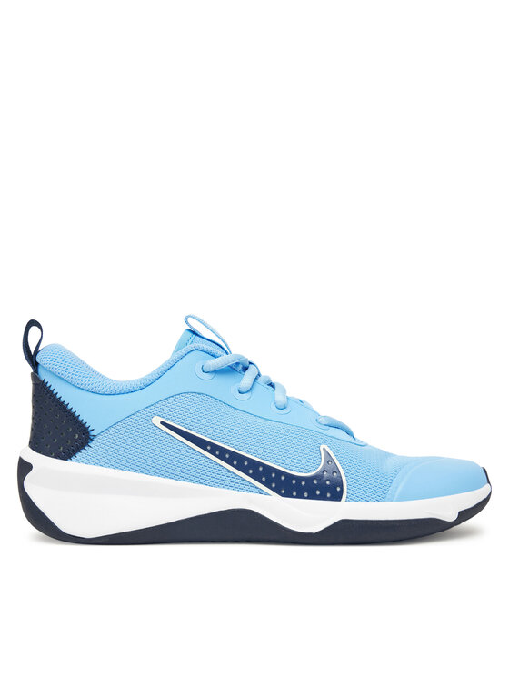 Nike Обувки за зала Omni Multi-Court (GS) DM9027 405 Син цвят на ниска цена