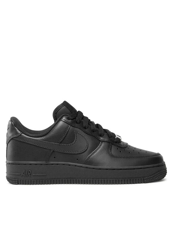 Nike Сникърси Air Force 1 '07 DD8959 001 Черен цвят на ниска цена