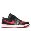 Nike Сникърси Air Jordan 1 Low DC0774 061 Черен цвят на ниска цена