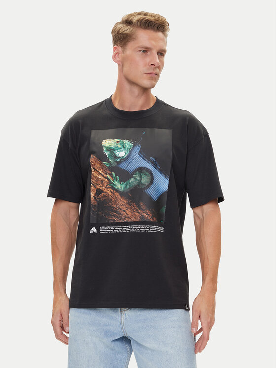 Nike Тишърт Acg HJ0889 Черен Regular Fit цвят на ниска цена