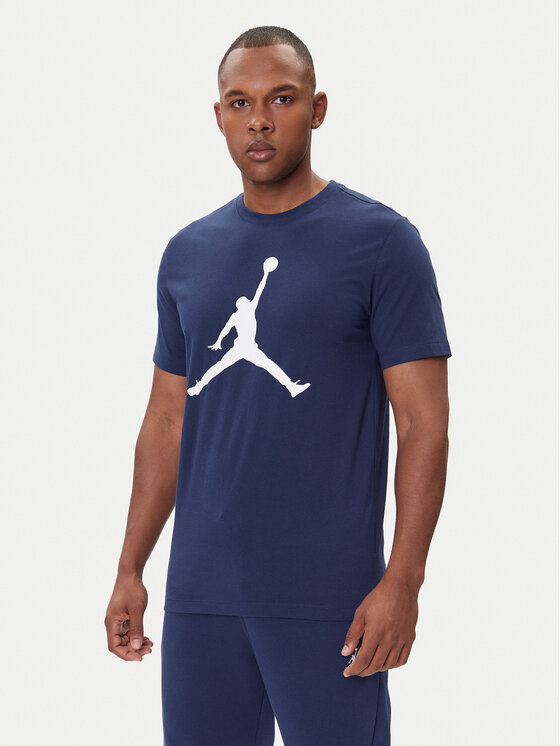 Nike Тишърт CJ0921 414 Черен Regular Fit цвят на ниска цена