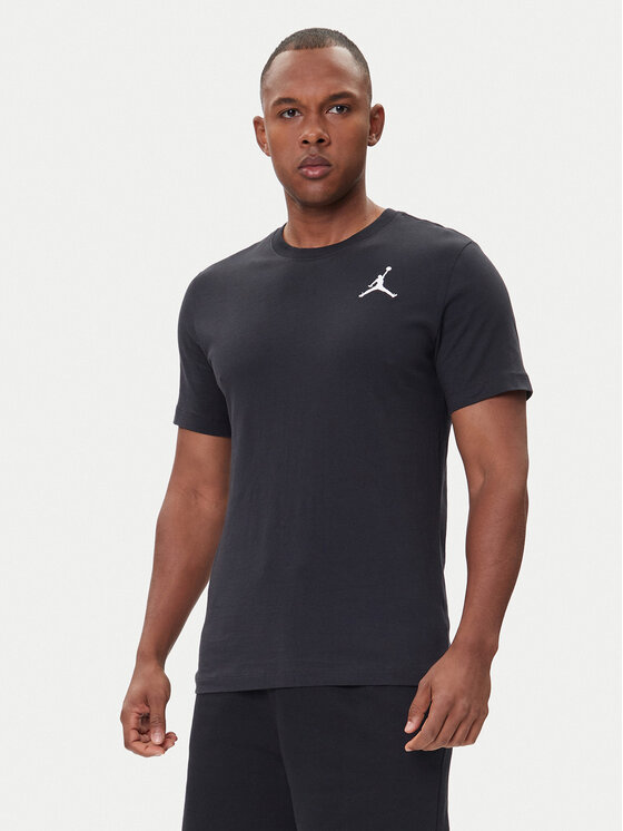 Nike Тишърт DC7485 010 Черен Regular Fit цвят на ниска цена