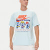 Nike Тишърт HJ0754 Светлосиньо Regular Fit цвят на ниска цена